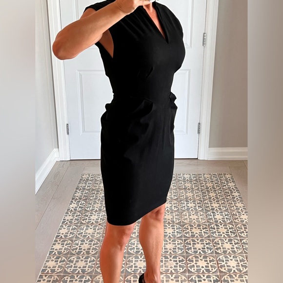 Dar-Ti elegant black dress, knee length, size small - Picture 3 of 12